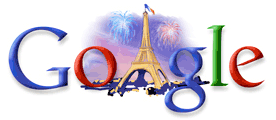 logo google 14 juillet 2007